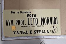 MANIFESTO POLITICA PARTITO VANGA E STELLA VITERBO LETO MORVIDI 