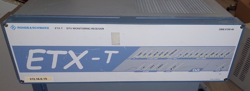 Rohde schwarz etx ricevitore - rohde, etx-t