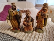 Lotto di 3 stuatuine presepe -