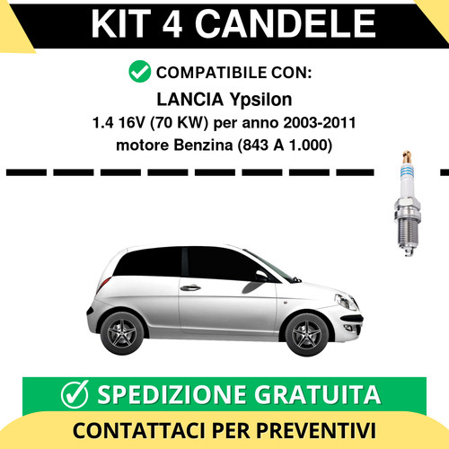Kit candele per lancia - kit, 4