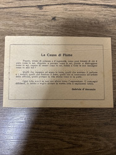 Gabriele annunzio causa - gabriele, la