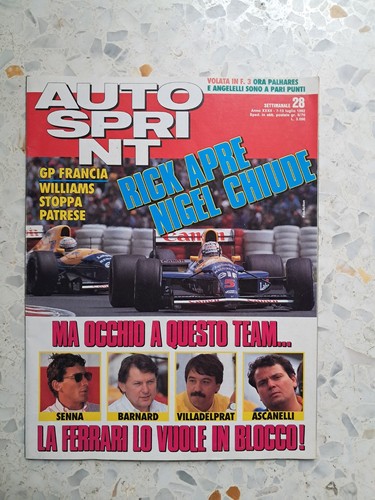 Autosprint 1992 schumacher - autosprint,