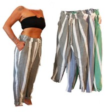 Pantaloni Lunghi A Righe Da