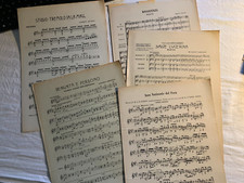 Spartiti musicali IL PLETTRO 1922-1936 mandolino-mandola e chitarra. (6-10)