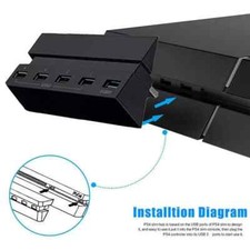 ADATTATORE SDOPPIATORE HUB 5 PORTE USB 3.0 2.0 ADATTATORE PLAYSTATION PS4 DOBE