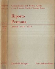 Riporto Permuta Articoli 1548 - 1555. . Gastone Cottino. 1970. IED.