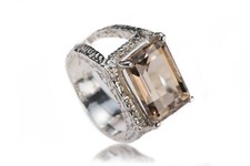 Anello in argento rodiato 925
