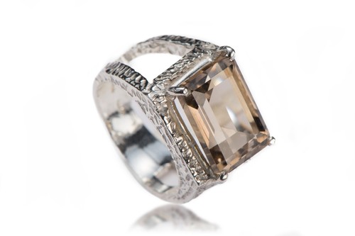 Anello argento rodiato - in,