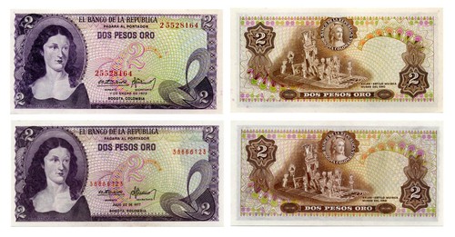 Colombia pesos oro - colombia, 2