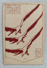 rara cartolina aviazione squadriglia caproni 181° illustratori chin primi 900 fp