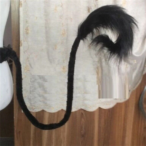 Peluche lungo coda nera no - nera,