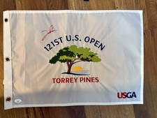 Jon Rahm signed 2021 US Open
