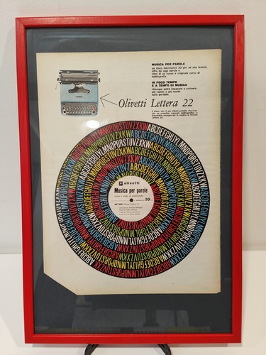 Pubblicità olivetti lettera - pubblicità,