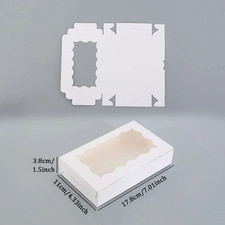 10pcs Torta Scatole W/Finestra