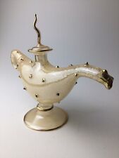 Lanterna Ornamentale In Vetro Preziosa Lavorazione Vintage Tipo Lampada Aladino