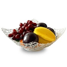 White Fruit Bowl for Kitchen
