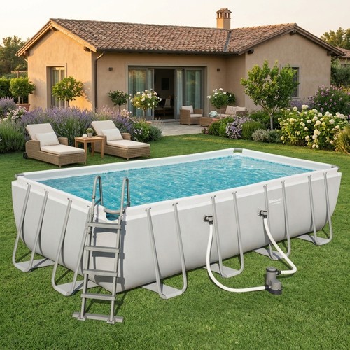 Piscina fuori terra - fuori,