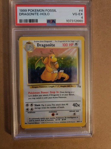 Dragonite fossil holo - dragonite, 4/62