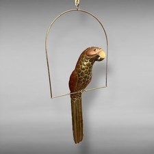 Scultura altalena pappagallo