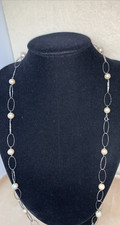 Collana argento anni tipo - argento, 70