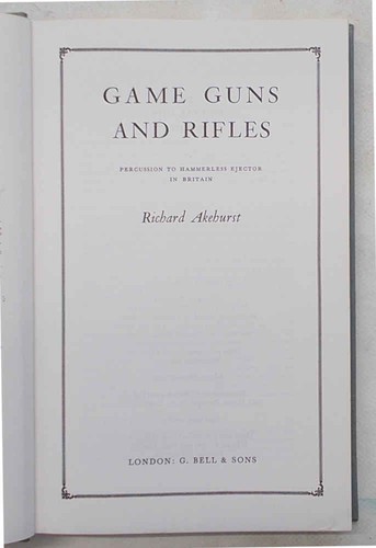 Akehurst game guns and rifles - akehurst,