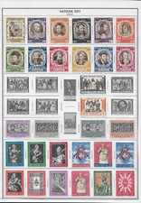 Vatican  1929-1965  sheet of