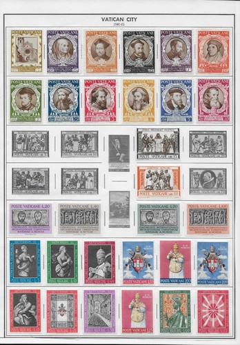 Vatican 1929 1965 - 1929-1965, sheet
