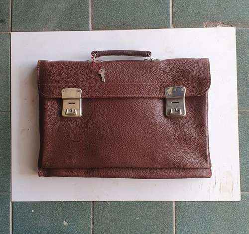 Cartella pelle cuoio 40x28 - cuoio,
