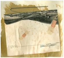 Daniel Spoerri tecnica mista 21x19 pezzo unico