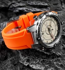 Cinturino orologio in gomma adatto per Timex E-tide Compass T2N721 T2N720 TW2V22200 cinturini