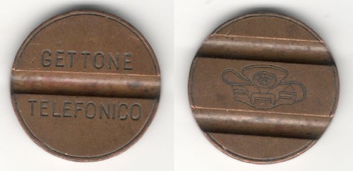 Gettone telefonico senza logo - telefonico,