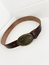 Cintura vintage in pelle +