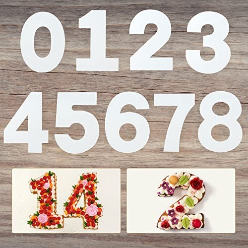 Stencil pezzi 0 - 9, 0-8