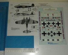HEINKEL HE 111 DECAL 1/72 SUPERSCALE 72 709