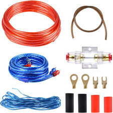 4.5 M Kit Cablaggio Amplificatore Auto 10 GA Set Cavi Amplificatore per Autocavo