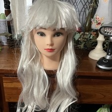 Parrucca bionda dritta