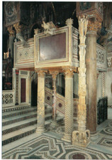 lotto 6 cartoline PALERMO CAPPELLA PALATINA L'AMBONE