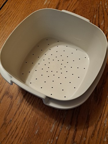 Vtg tupperware 887 - tupperware, strainer