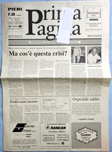 Giornale prima pagina 6 - giornale, n.6