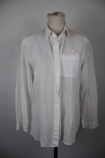 ROCCOBAROCCO CAMICIA DONNA TG. 8 WOMAN SHIRT CASUAL VINTAGE MANICA LUNGA LOGO
