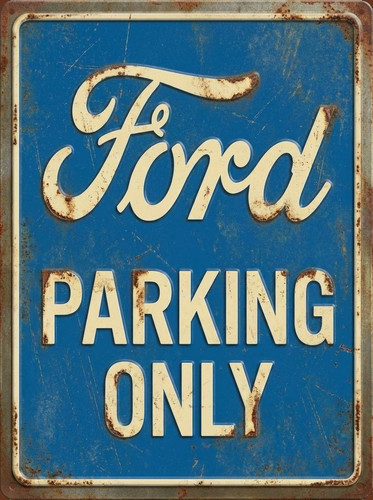 Ford solo parcheggio insegna