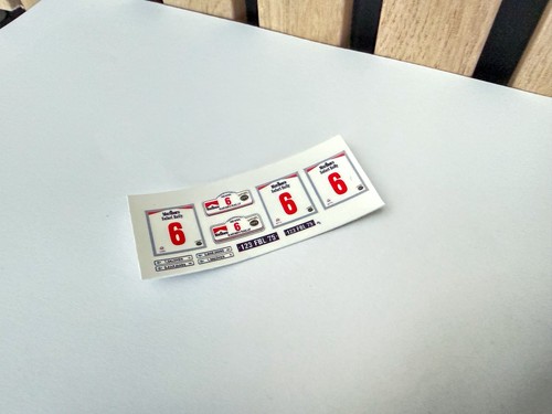 Décalcomanies pour - 1/43,