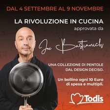 Bollini Todis 2025 - Raccolta punti La rivoluzione in cucina (Joe Bastianich)
