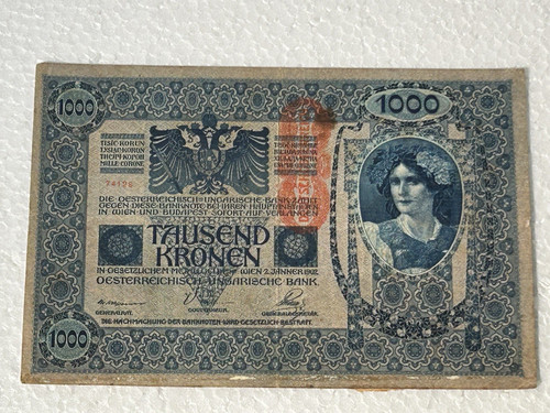 1000 corone austria - 1000,