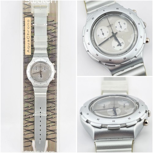 Swatch aqua chrono silver - swatch,