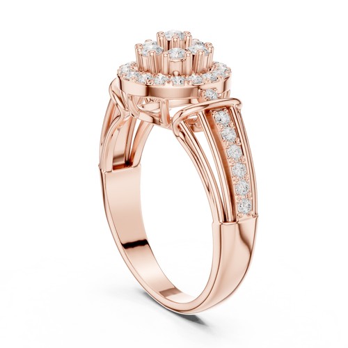 Anello vero diamante oro - , 14