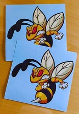 2 Adesivi Vespa Arrabbiata