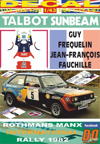 Decal talbot sunbeam lotus - talbot,