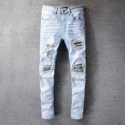 Jeans uomo ginocchio strappato