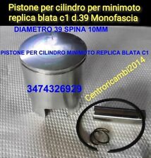 Pistone Per Cilindro Per Minimoto Replica Blata c1 d.39 CC MONOFASCIA DI QUALITÀ